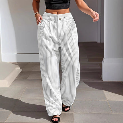 Calypso Casual Pant White Stamped Women's Clothing