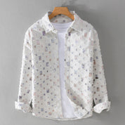 Mosaic - Collared Shirt Gray Shirts