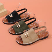Glint Stitched Flat Women's Footwear