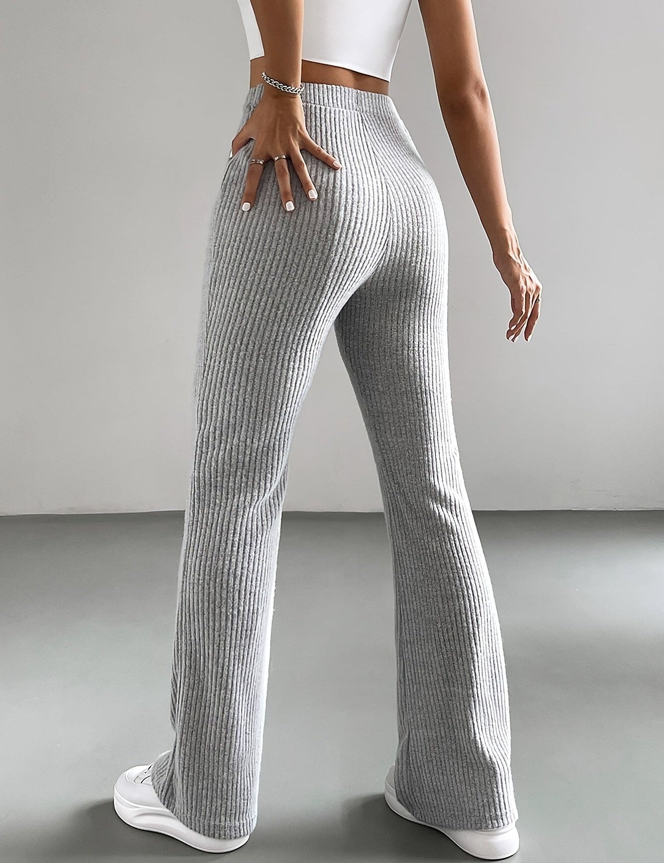 Flare Ribbed Lounge Pant Women's Clothing