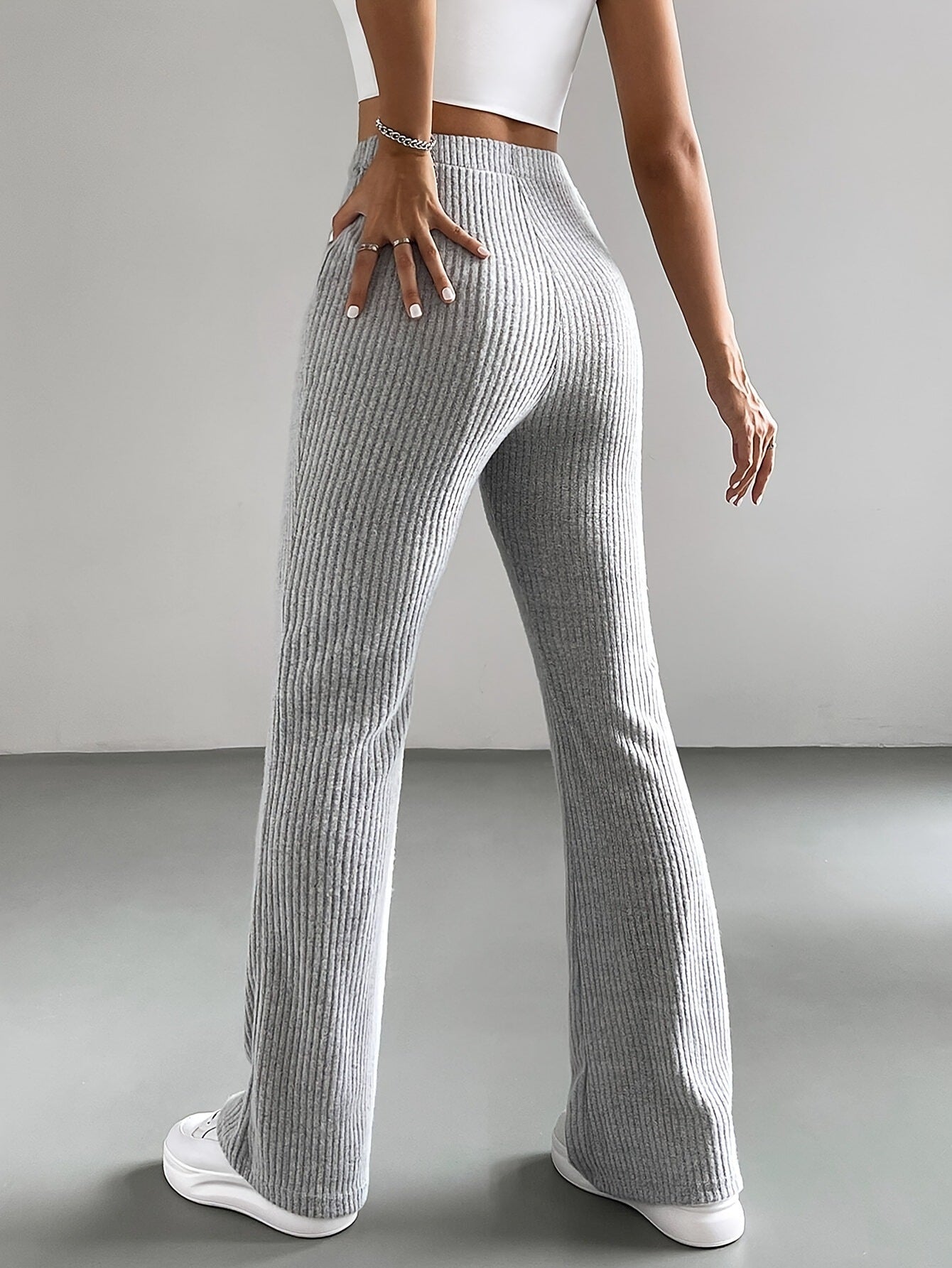Flare Ribbed Lounge Pant Women's Clothing