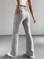 Flare Ribbed Lounge Pant Women's Clothing