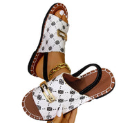 Glint Stitched Flat Women's Footwear