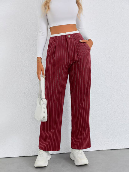 Calypso Casual Pant Red Women's Clothing