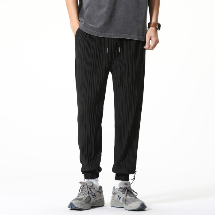 Grove Cotton Trousers Black Men's Clothing