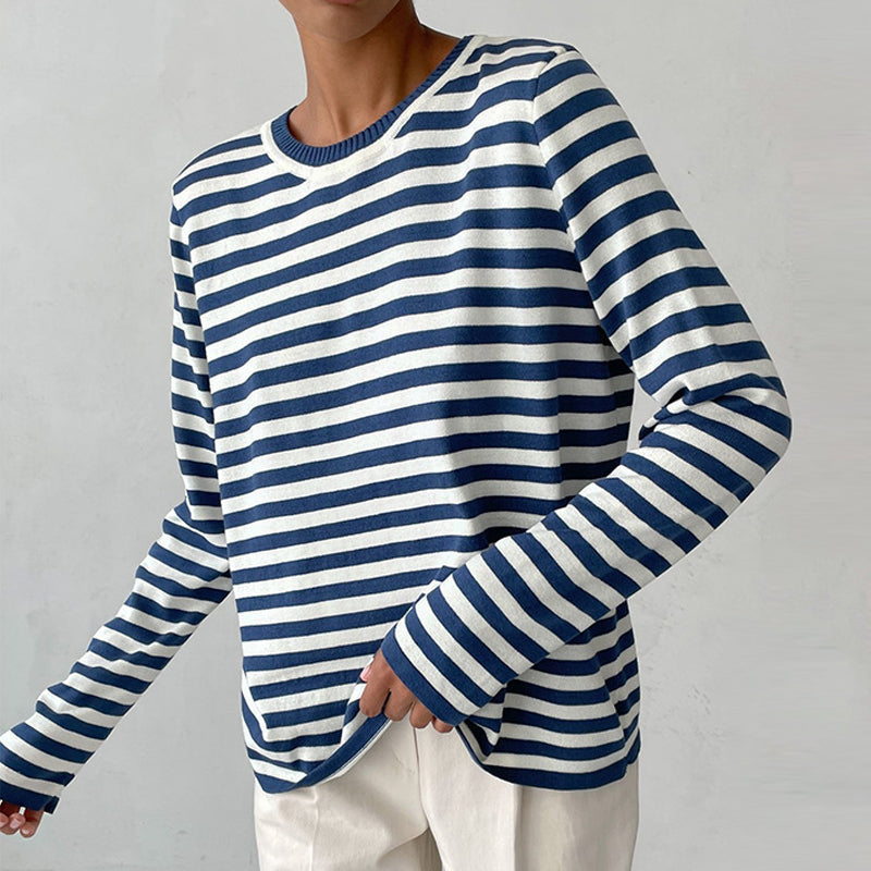 Evie | Striped shirt Blue