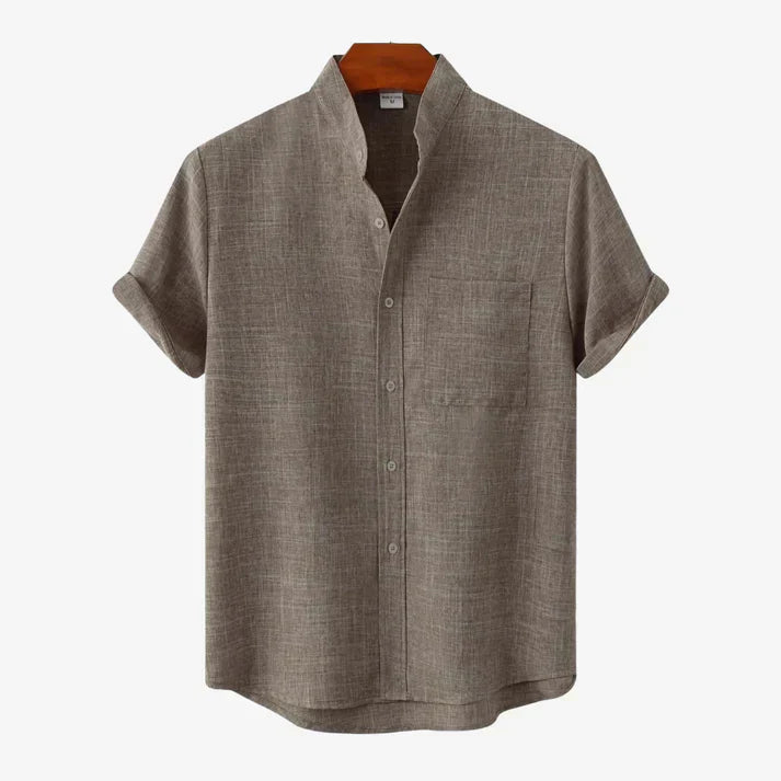 Marcelo Linen Shirt Coffee Shirts