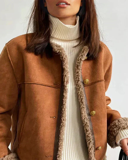 Women's Luxe Shearling Jacket Jacket