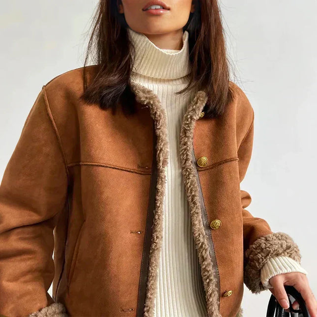 Women's Luxe Shearling Jacket Jacket