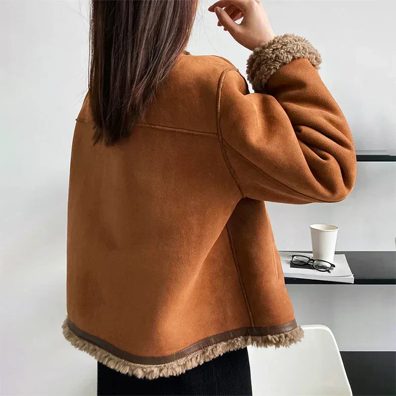 Women's Luxe Shearling Jacket Jacket