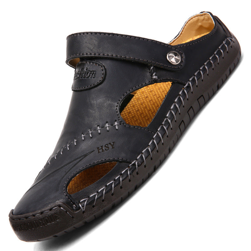 Men's Closed-Toe Summer Sandals Black Sandals