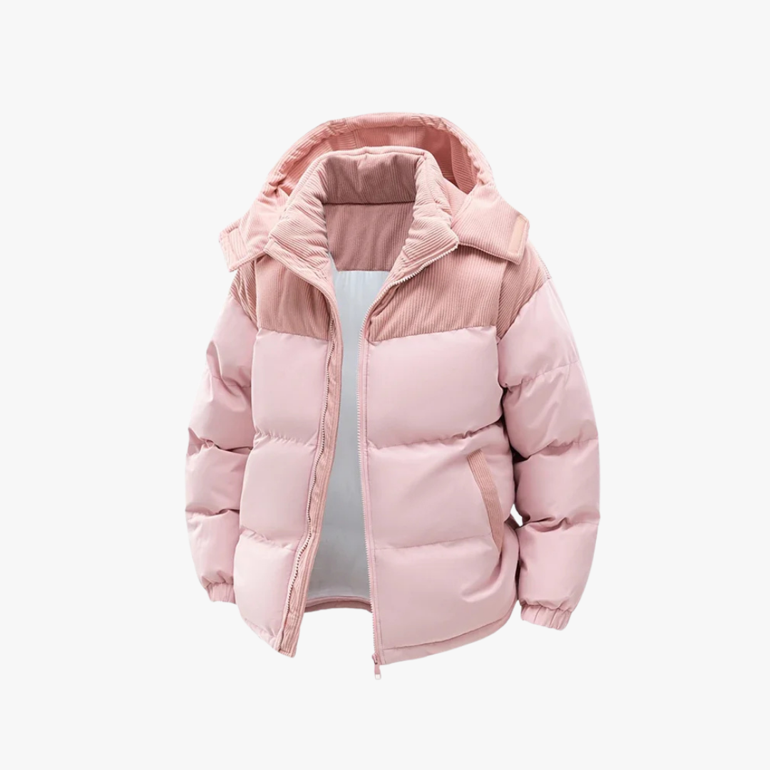 Men's Lightweight Casual Puffer Jacket Pink Puffer Jacket
