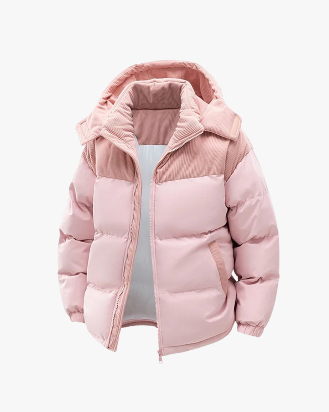 Men's Lightweight Casual Puffer Jacket Pink Puffer Jacket