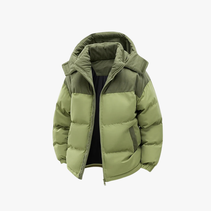 Men's Lightweight Casual Puffer Jacket Green Puffer Jacket
