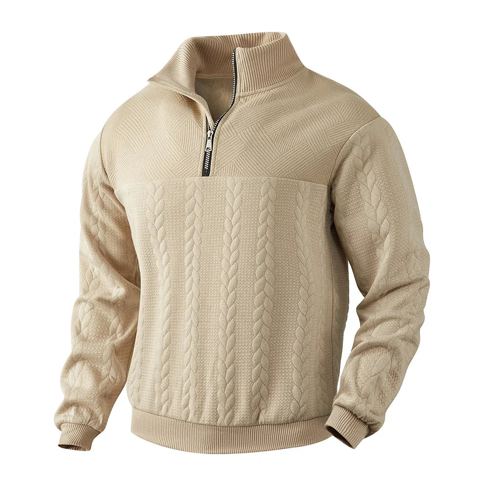 Premium Quarter-Zip Pullover Sweatshirt Sweatshirt
