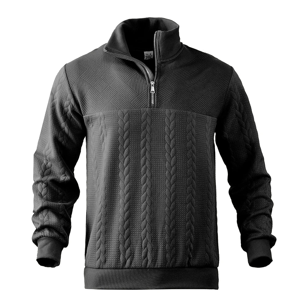 Premium Quarter-Zip Pullover Sweatshirt Sweatshirt