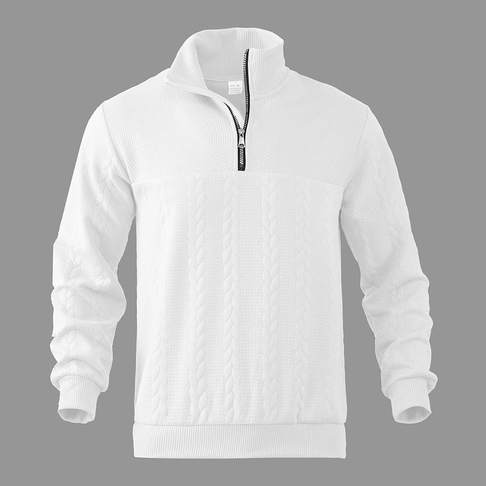 Premium Quarter-Zip Pullover Sweatshirt Sweatshirt