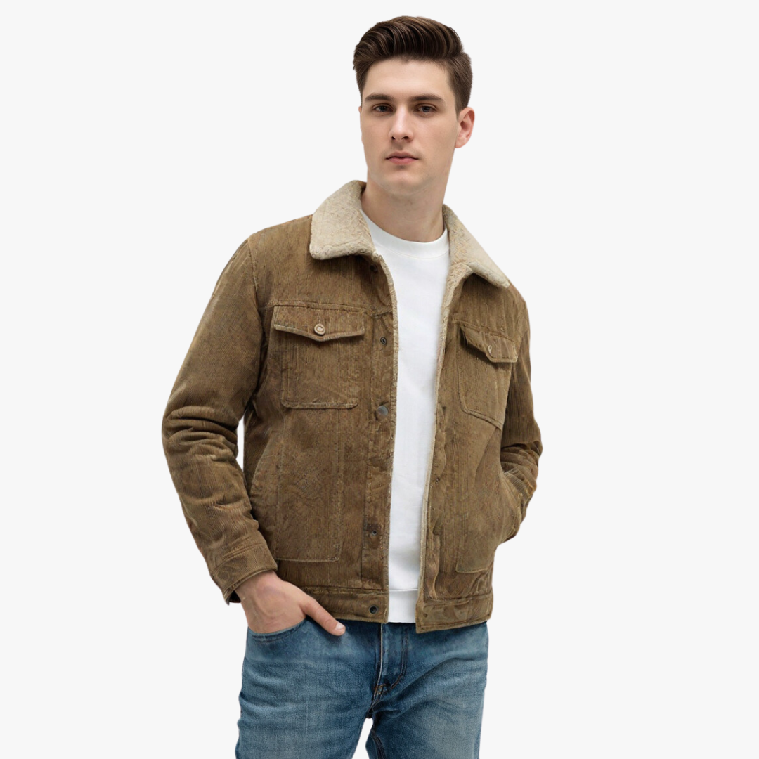 Men's Warm Cotton Windbreaker Jacket Windbreaker