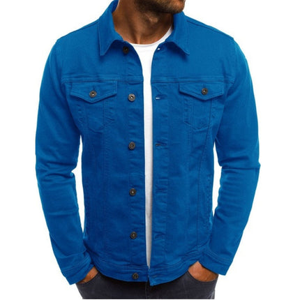 Men’s Classic Denim Jacket Blue Jackets
