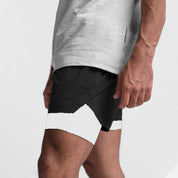 AgilityPro Fitness Shorts Black white