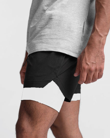 AgilityPro Fitness Shorts Black white