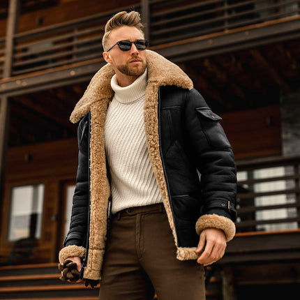 Military Fleece Warm Jackets Black Jackets