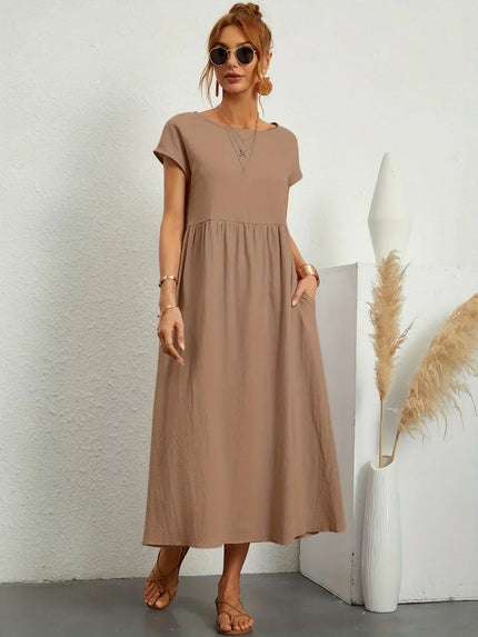 Meave | Dress Beige Dresses