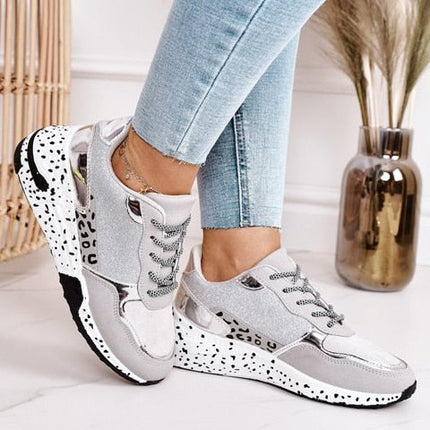 Milou - Orthopedic Sneakers for Women Silver Orthopedic shoes