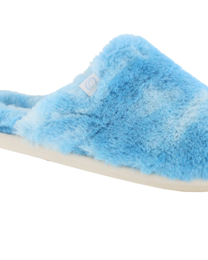 Minou Mule Blue Warm & Fuzzy