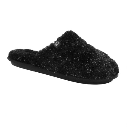Women's Cozy Minou Mule Slippers - Indoor Outdoor Midnight Slippers