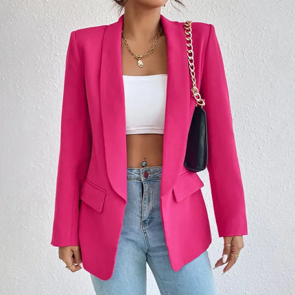 Classic Tailored Blazer Rose red Blazer