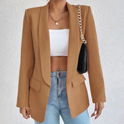 Classic Tailored Blazer Light brown Blazer