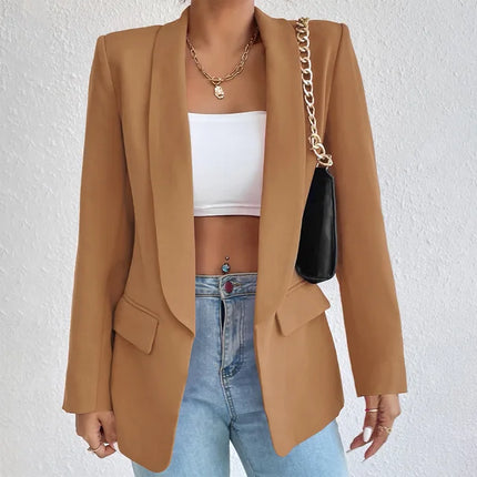 Classic Tailored Blazer Light brown Blazer