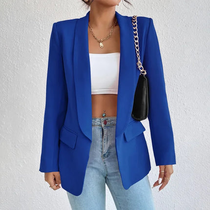 Classic Tailored Blazer Blue Blazer