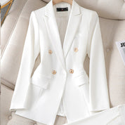 Women's Tailored Blazer Pantsuit Set Blazer White Blazer