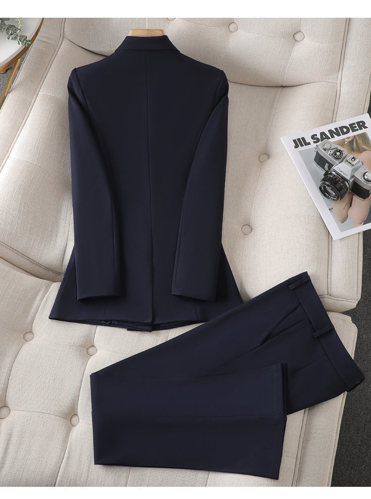 Women's Tailored Blazer Pantsuit Set Blazer