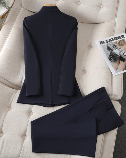 Women's Tailored Blazer Pantsuit Set Blazer
