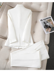 Women's Tailored Blazer Pantsuit Set Blazer