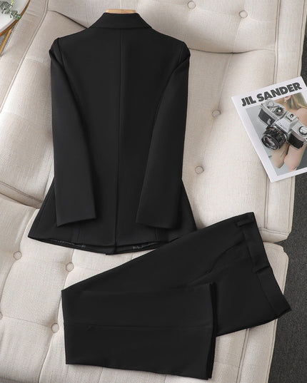 Women's Tailored Blazer Pantsuit Set Blazer