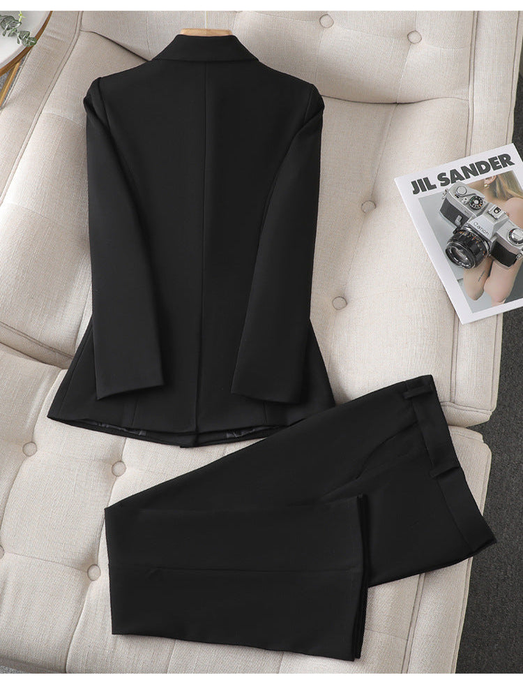 Women's Tailored Blazer Pantsuit Set Blazer