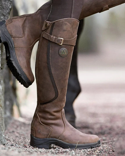 Riva Lefèvre Elegant Waterproof Ankle Boots Dark Brown Boots