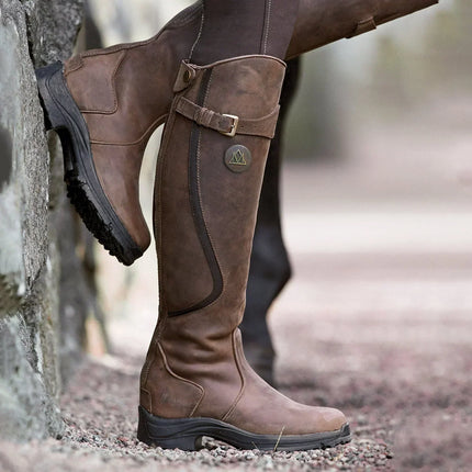 Riva Lefèvre Elegant Waterproof Ankle Boots Dark Brown Boots