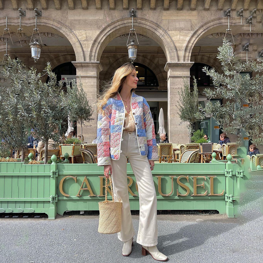 Jill | Flowery Jacket Pastel Jacket