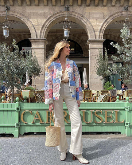 Jill | Flowery Jacket Pastel Jacket