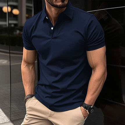 Finn | Sporty Polo Marine Blue T Shirts