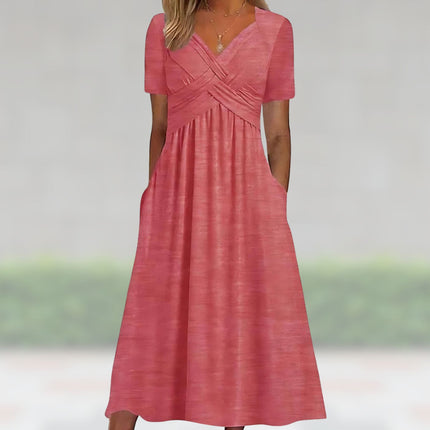 Renée | Elegant Summer Maxi Red Dresses