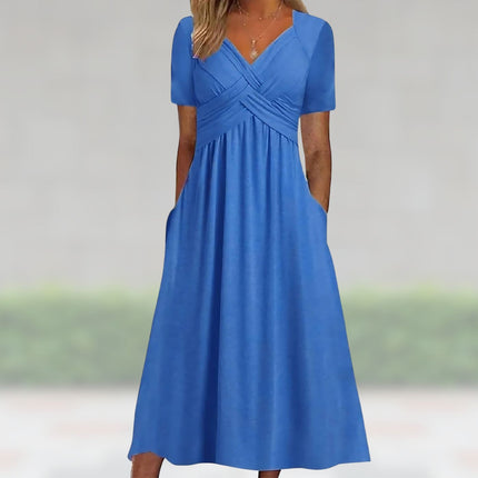 Renée | Elegant Summer Maxi Blue Dresses