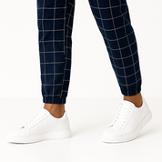 Kairo Gridline Pants - Stylish Wide-Leg Chic Men Trousers