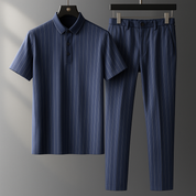 Solari Tailored Polo Set Blue Outfit Sets