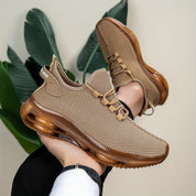 Nova Breeze Knit Sneakers Khaki Shoes